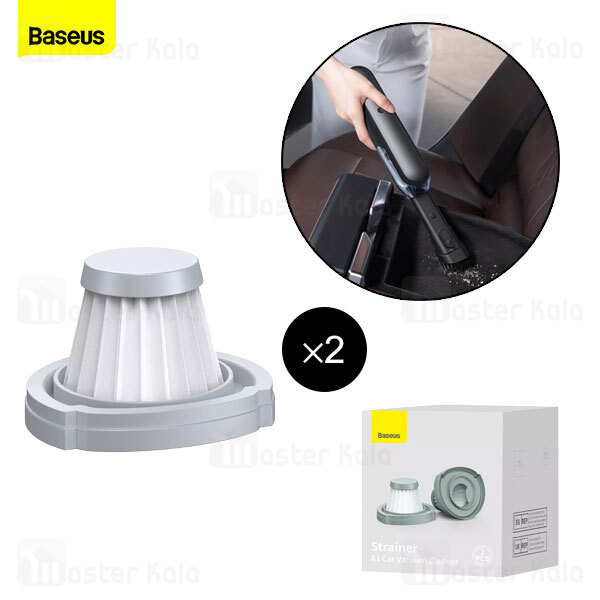 پک 2تایی فیلتر جارو شارژی بیسوس Baseus A1 Car Vacuum Cleaner Strainer VCAQ010113 2pcs